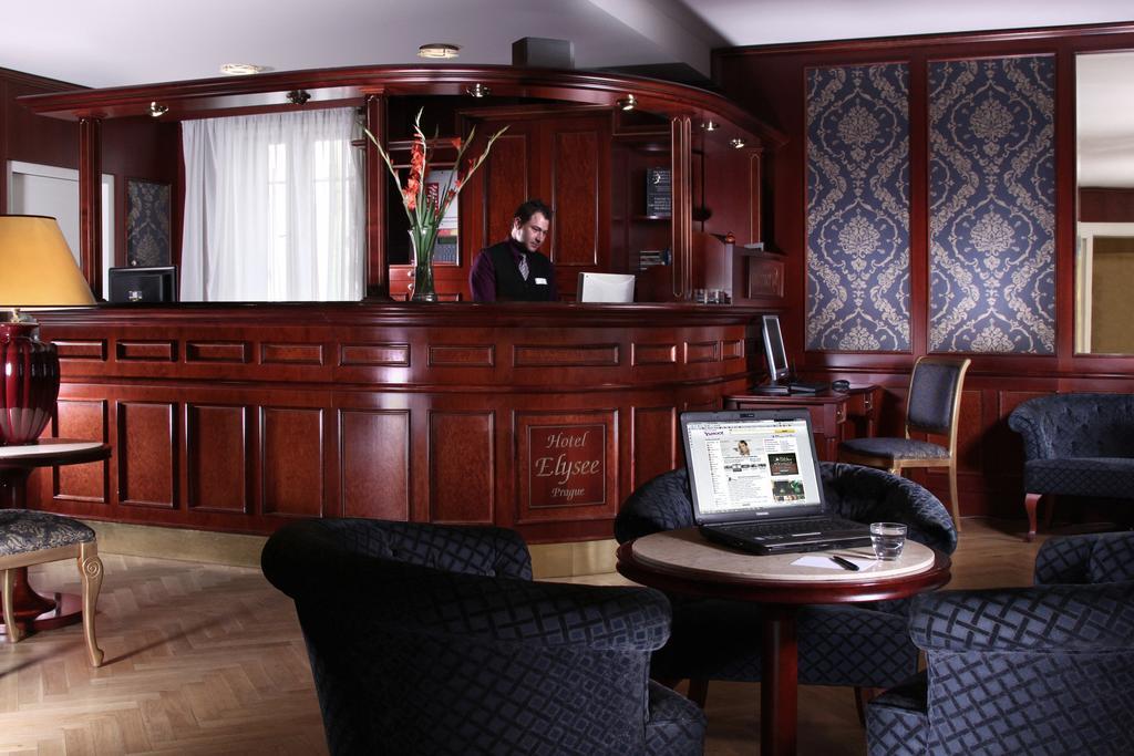 Elysee Hotel Praga Interior foto